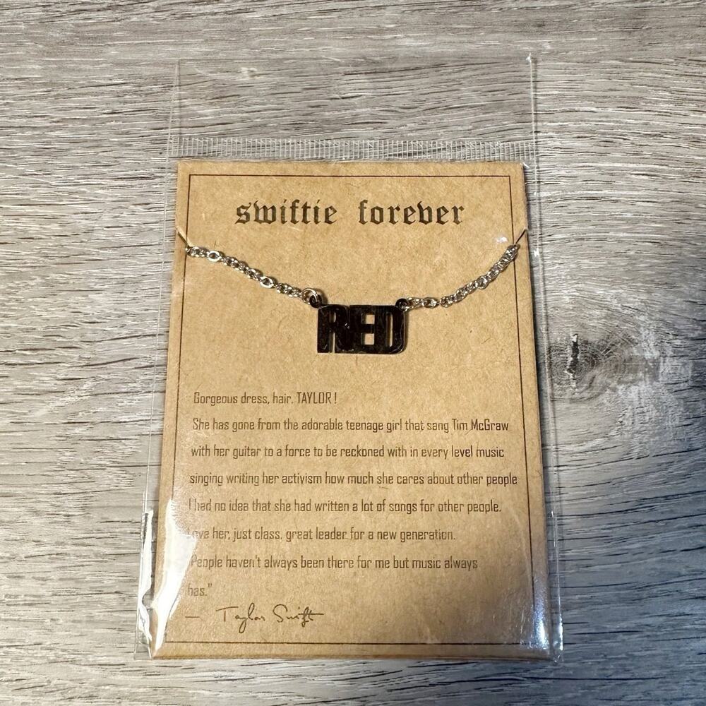 Taylor Swift Red Necklace